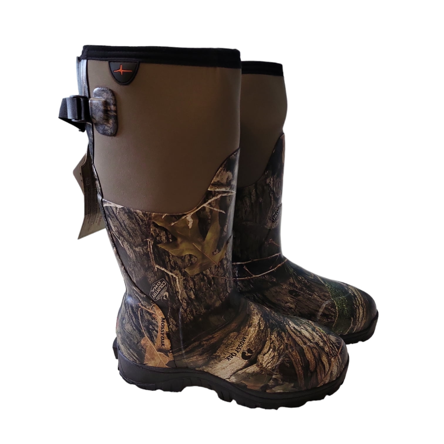 Habit Men s All Weather 800g Thinsulate Insulation Adjustable Gusset Waterproof Boot Mossy Oak 8 Walmart