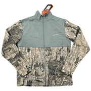 Habit Men's Capetree Valley Long Sleeve Sweater Fleece Full-Zip Jacket (RT Timber/Magnet, 2XL)