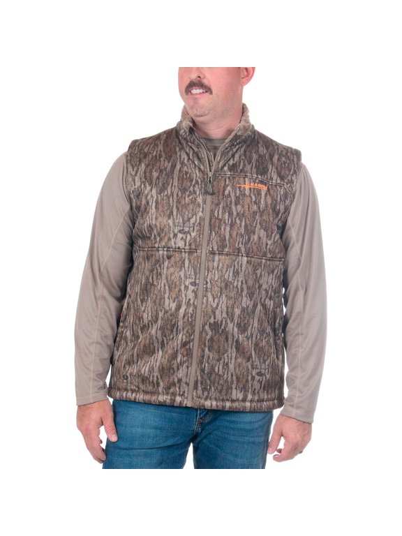 Habit Men's Early Dawn Sherpa Shell Vest M-Mossy Oak New Bottomland