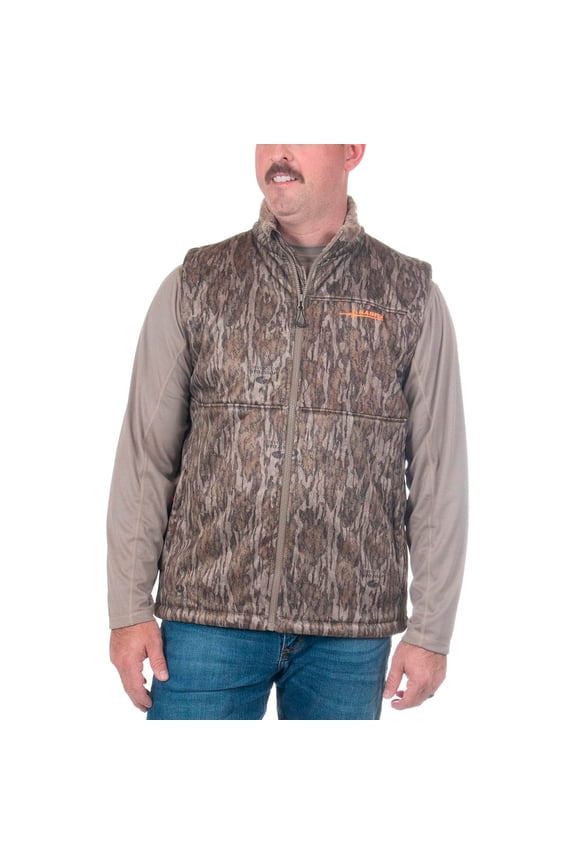 Habit Men's Early Dawn Sherpa Shell Vest M-Mossy Oak New Bottomland