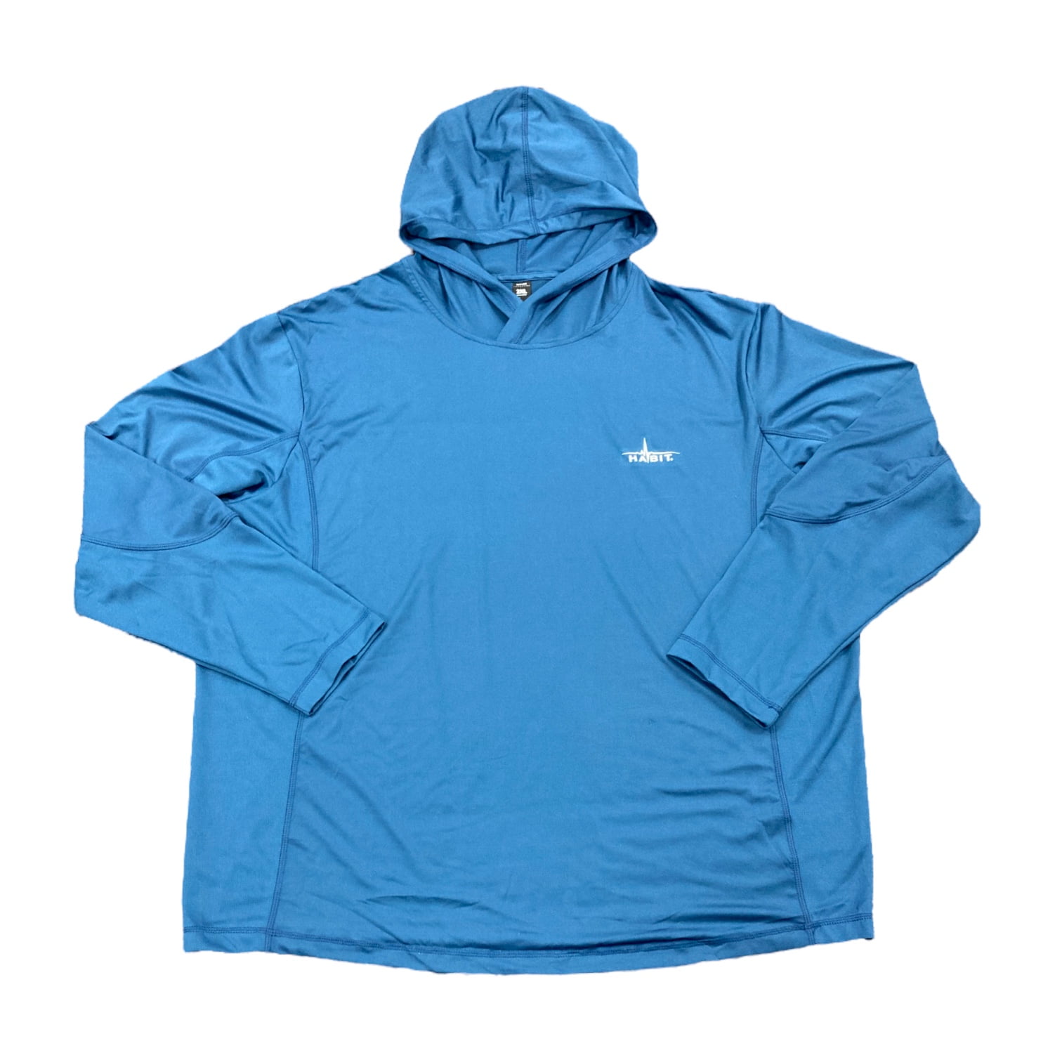 Habit Men's Hidden Cove Hooded Lightweight Performance Layer Shirt (Ensign  Blue, XL)