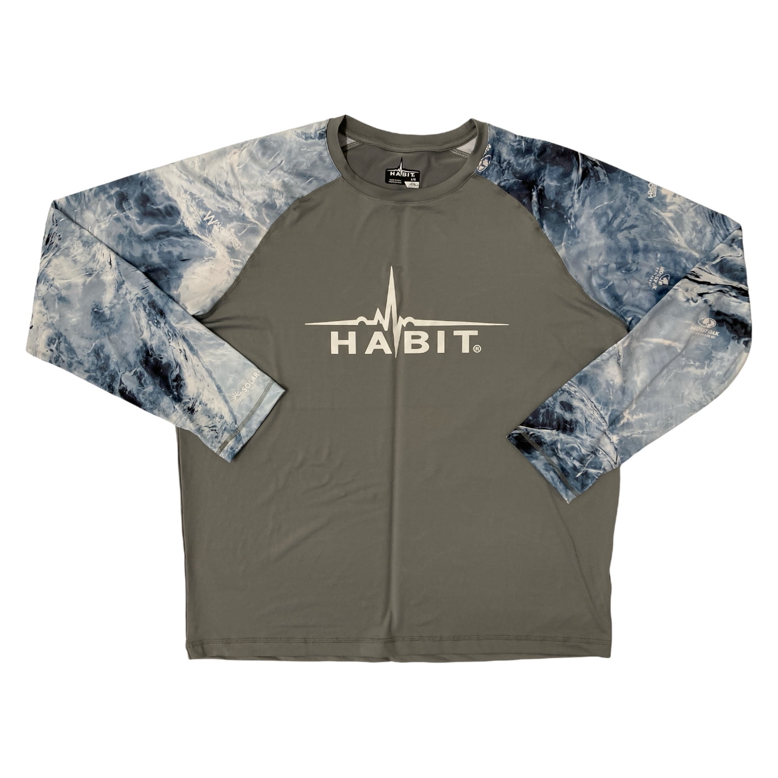 Habit Men's Moisture Wicking Pacific Trek Long Sleeve Performance Shirt  (Bowspray, 2XL) 