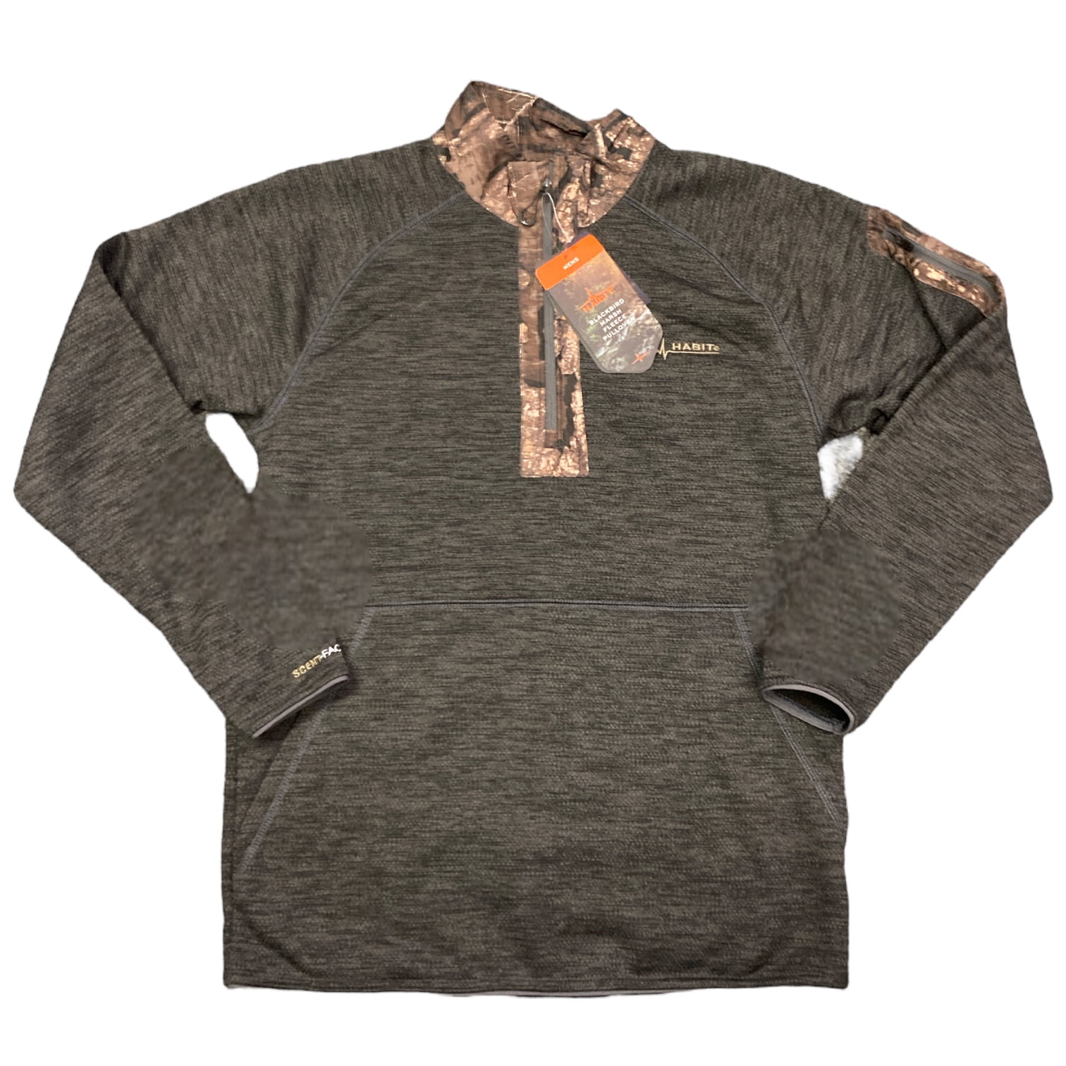 Habit Men's Scent Factor Inhibitor Blackbird Marsh Fleece 1/4 Zip