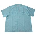 thumbnail image 1 of Habit Men's Short Sleeve Blue Springs 40+ UPF Quick Dry River Shirt, TS10479, 1 of 3