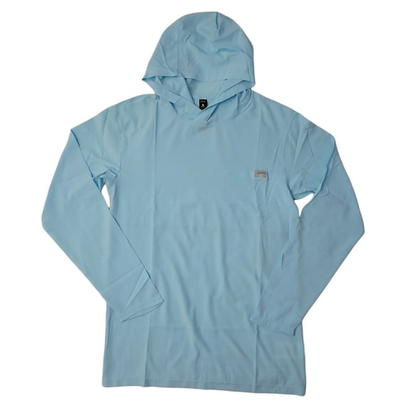 Habit Men's UPF 40+ UV Protection Moisture Wicking Hooded Performance Layer (Tropical Breeze, XL)