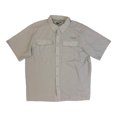 thumbnail image 1 of Habit Men's UPF40+ Crayfish Creek Short Sleeve River Shirt (Micro Chip, XXL), 1 of 1