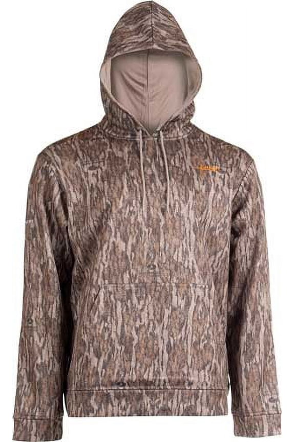 Habit Men's Summit Park Performance Hoodie M-Mossy Oak New Bottomland