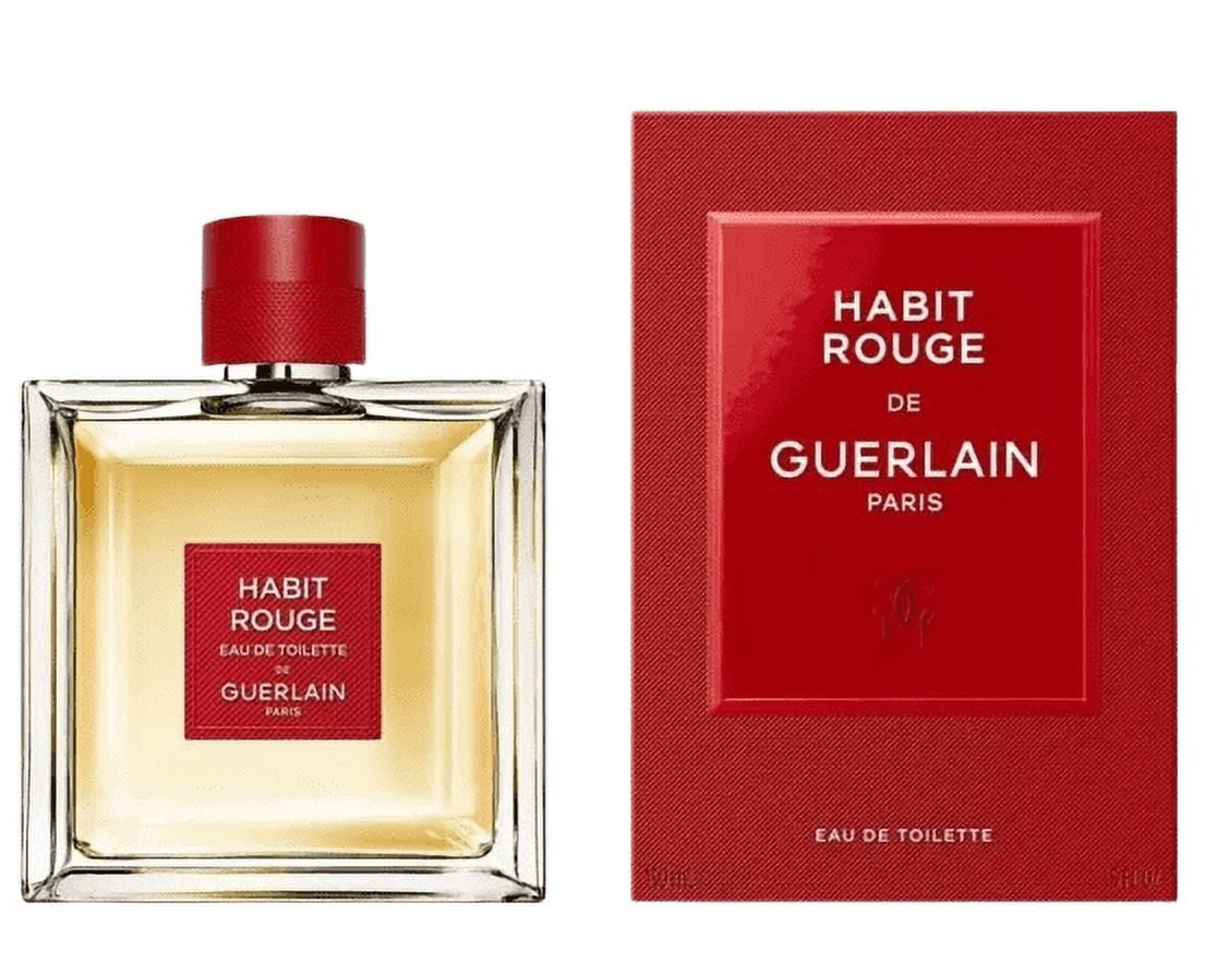 HABIT ROUGE (New Package) * Guerlain 5.0 oz / 150 ml Eau De Toilette ...