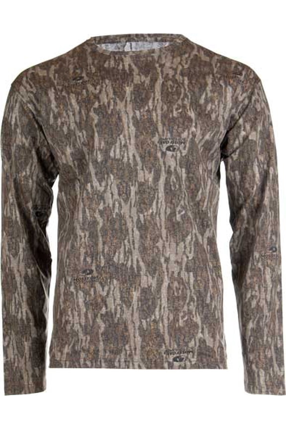 Habit TS10006014M Bear Cave Mens Size MED Mossy Oak Bottomland Long Sleeve Shirt