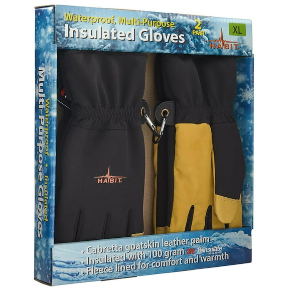 Waterproof Multi Purpose Insulated Gloves Extra Large
