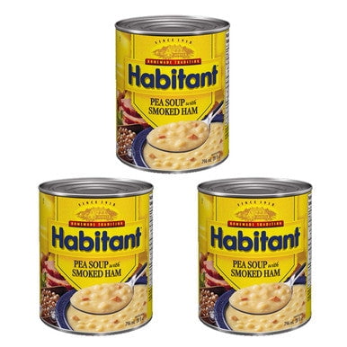 Habitant Pea Soup with Smoked Ham 796ml/28 fl. oz. 3-Pack