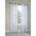 thumbnail image 1 of Habitat 52 x 84 in. Broadway Sheer Grommet Curtain Panel, White, 1 of 2