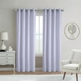thumbnail image 1 of Habitat Harmony Light Filtering Soft and Relaxed Feel in Room Provide Privacy Grommet Curtain Panel 52" x 84" Lavender, 1 of 9