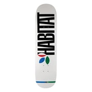 Habitat Apex Twin Full Dip Skateboard Deck - 8.25" White Deck Only
