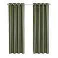thumbnail image 1 of Habitat Cameron Light Filtering Grommet Curtain Panel 52 x 63 in Olive, 1 of 7