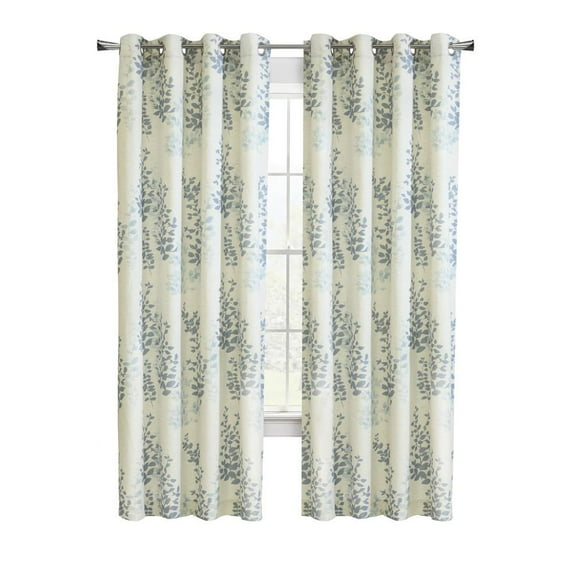 Habitat Lana Light Filtering Grommet Curtain Panel 50 x 84 in Blue
