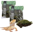 thumbnail image 1 of The Habitat Life - Natural Mood Moss - for Reptiles, Amphibians & Invertebrates Terrariums - Moisture-Retaining - Humidity Control - Soft Bedding - Dye-Free & Safe - Medium - 2 Pack, 1 of 6