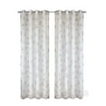 thumbnail image 1 of Magnolia Light Filtering Grommet Curtain Panel 52 x 108 in White Pink, 1 of 7