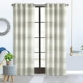 thumbnail image 1 of Habitat Paraiso Eclectic Smooth Textured Brighten Space Sheer Panel Grommet Curtain Panel 112" x 95" Ivory, 1 of 5