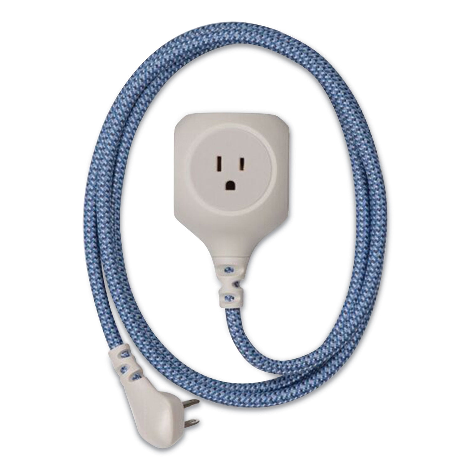 Habitat Premium Extension Cord + USB 6 ft Braided Cord 13 A Summer Twilight 360461ST4ESC1