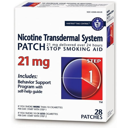 Habitrol 21 mg Stop Smoking Aid Patch, 28 Count