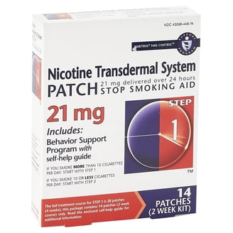 cigarette patches walmart Nicoderm CQ Step 2 Extended Release Nicotine to Stop Smoking, 14 Count Unlike the abrupt nicotine spikes from cigarettes Nicotine Patches in Quit Smoking