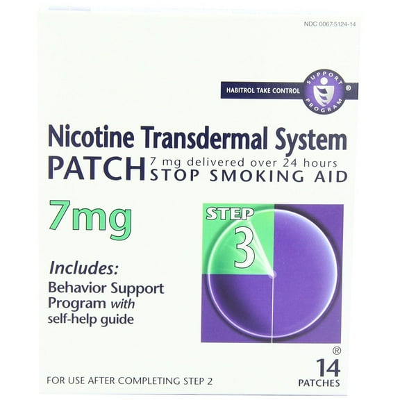 Habitrol Nicotine Transdermal Sytem Stop Smoking Aid Step 3 Patches, 14 ct