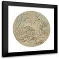 thumbnail image 1 of Hablot Knight Browne 12x12 Black Modern Framed Museum Art Print Titled - Designs for a Series of Plates Illustrating Venus and Adonis Pl12, 1 of 5