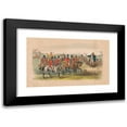thumbnail image 1 of Hablot Knight Browne 14x10 Black Modern Framed Museum Art Print Titled - Fox-Hunting Sketches; No. 2. an Agricultural Lecturer (Farmer Wurzel), 1 of 5