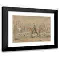 thumbnail image 1 of Hablot Knight Browne 18x14 Black Modern Framed Museum Art Print Titled - The Sporting Parson; the Sporting Parson at the Meet(Ing) of His ‘Dear Brethren’, 1 of 5