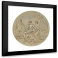 thumbnail image 1 of Hablot Knight Browne 20x20 Black Modern Framed Museum Art Print Titled - Designs for a Series of Plates Illustrating Venus and Adonis Pl9, 1 of 5