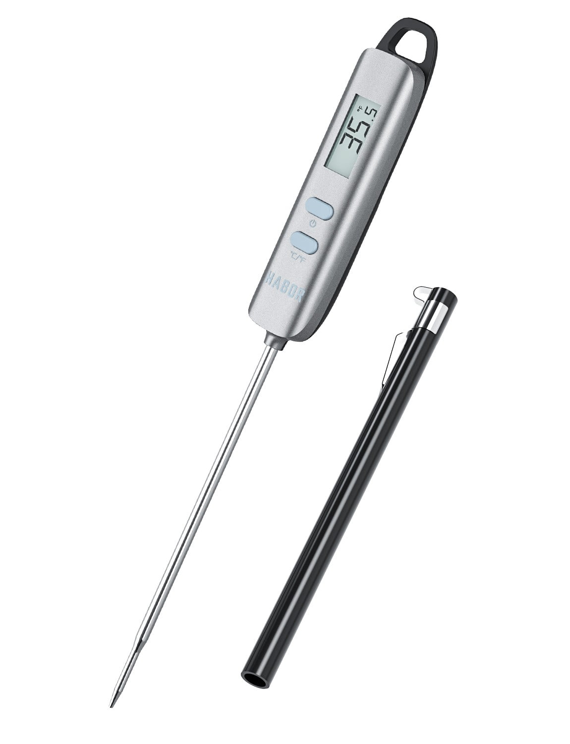 Habor 022 Meat Thermometer, Instant Read Thermometer Digital Cooking  Thermometer, Candy Thermometer with Super Long Probe for Kitchen BBQ Grill  Smoker Meat Oil Milk Yogurt Temperature - Shop - TexasRealFood