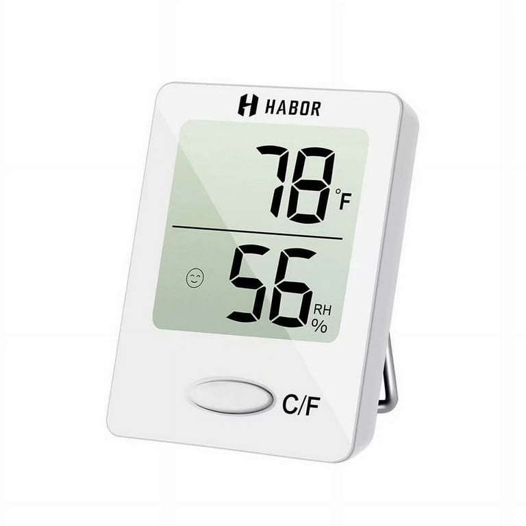 Room Thermometers Indoor, Mini Indoor Thermometer Room Temperature Monitor,  Accurate Hygrometer Humidity Meter, Temperature Humidity Gauge For Home, O
