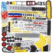 Habow 1085 Pieces Technic Building Parts Kit, Gears Axles Connectors, Compatible with Major Building Brick Brands