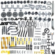 Habow 169pcs Technic-Parts موصل دبوس المحور متوافق مع العلامات التجارية الكبرى Technic Parts، سلسلة ربط العجلات، محرك تعليق التوجيه، المحرك الخطي، ممتص الصدمات، قطع استبدال MOC
