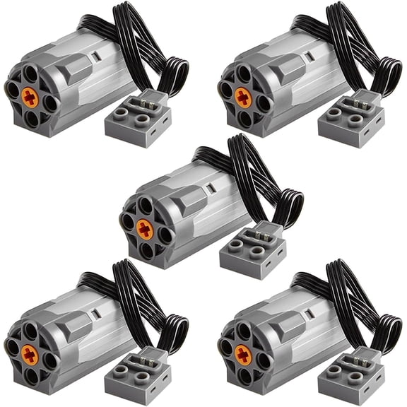 Habow 5Pcs Power-Function Technic-Parts Kit M-Motor 8883 Compatible with mainbrands Building Block.