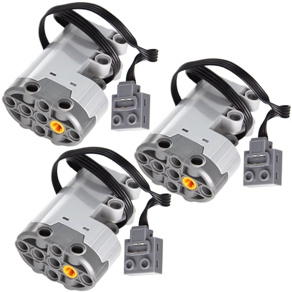 Habow Technic Power-Functions Servo-Motor 88004 (3 Piece) Compatible with mainbrands Building Block MOC Technic-Parts