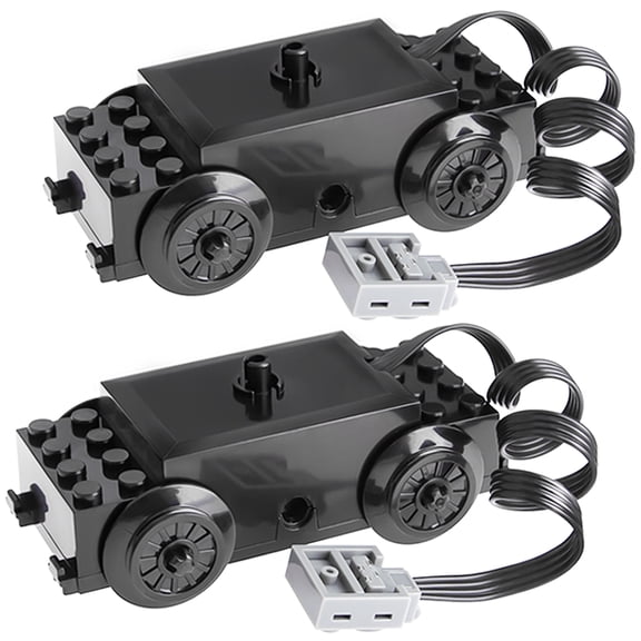 Habow Technic Power-Functions Train-Motor-Set  88002 (2Pieces) Compatible with mainbrands Building Block MOC Technic-Parts