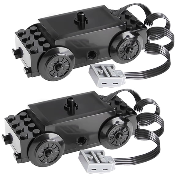 Habow Technic Power-Functions Train-Motor-Set 88002 (2Pieces) Compatible with mainbrands Building Block MOC Technic-Parts
