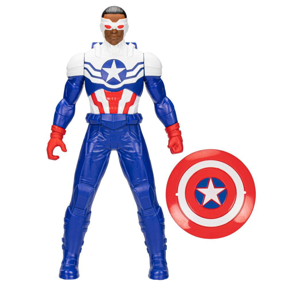 Habro Marvel Mighty Hero Series Captain America Action Figure (9") with Shield Accessory