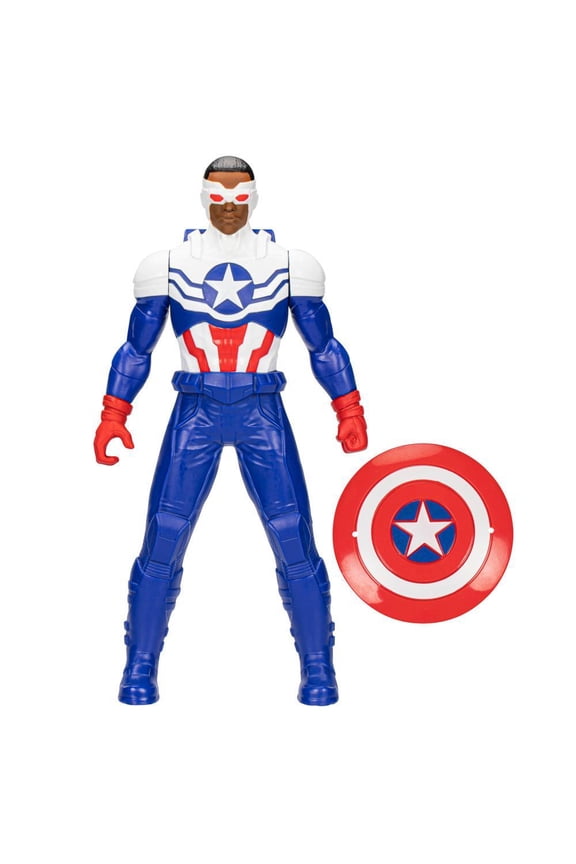 Habro Marvel Mighty Hero Series Captain America Action Figure (9") with Shield Accessory