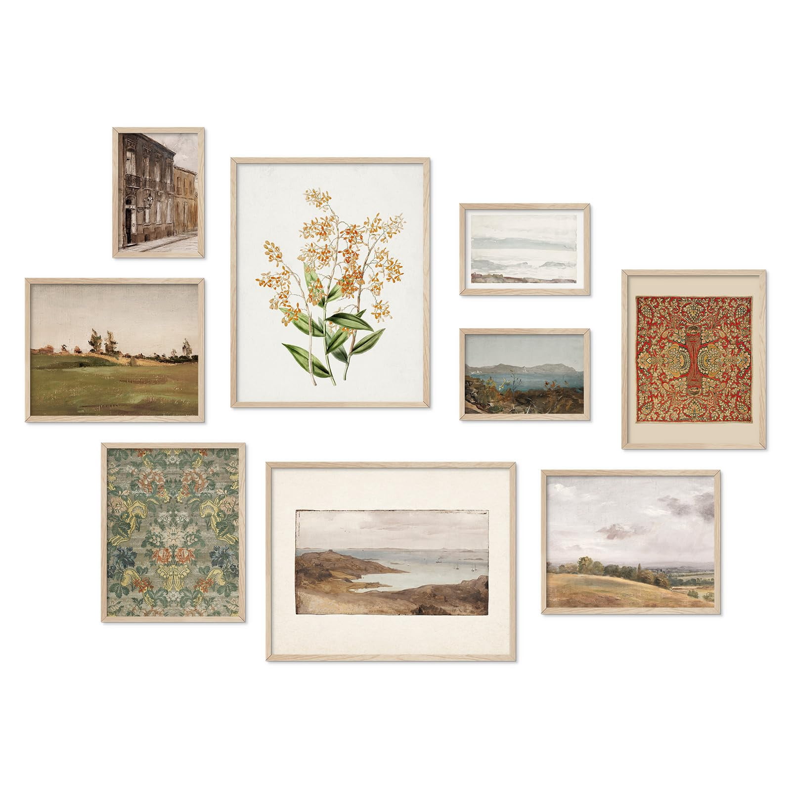 Habseligkeit Retro Prints for Wall Decor, Vintage Wall Art Prints ...