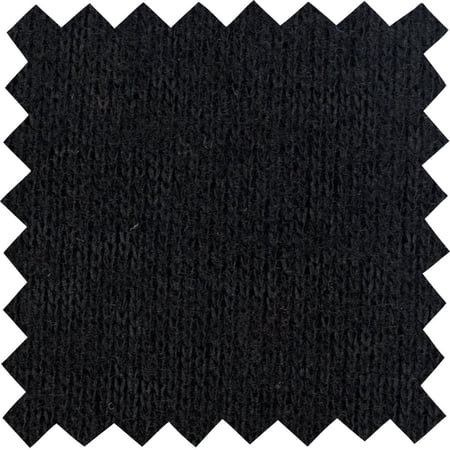 Hacci Sweater Knit Fabric – Faux Pashmina, Soft Stretch Sewing Fabric (BLACK, 1.5"x1.5"SampleOfFabric)