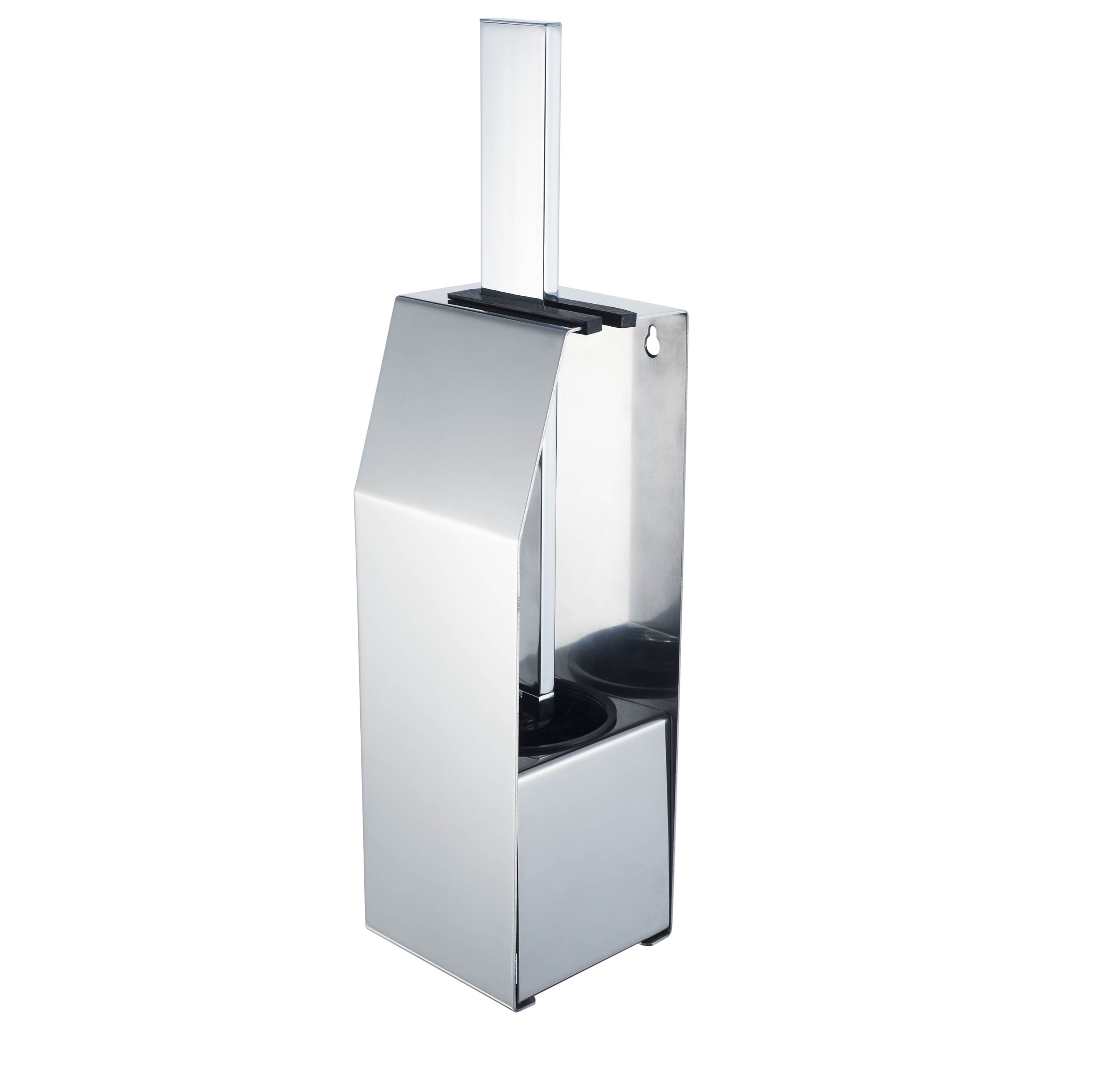 Haceka Edge Toilet Brush Holder, Chrome