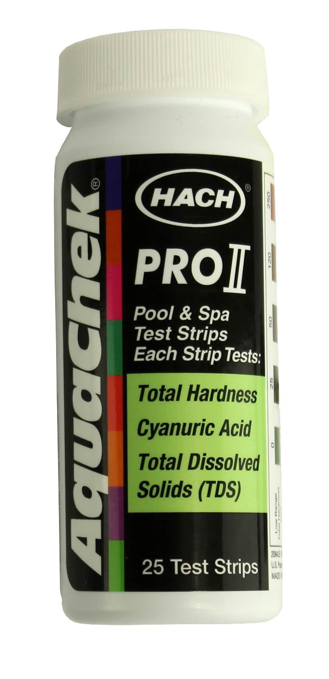 New Aquachek 512084 Pro II Swimming Pool Spa 4 in 1 Test Kit Strips 4-Way TDS