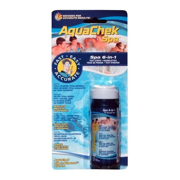 Hach 6-in-1 Test Strips for Spas & Hot Tubs