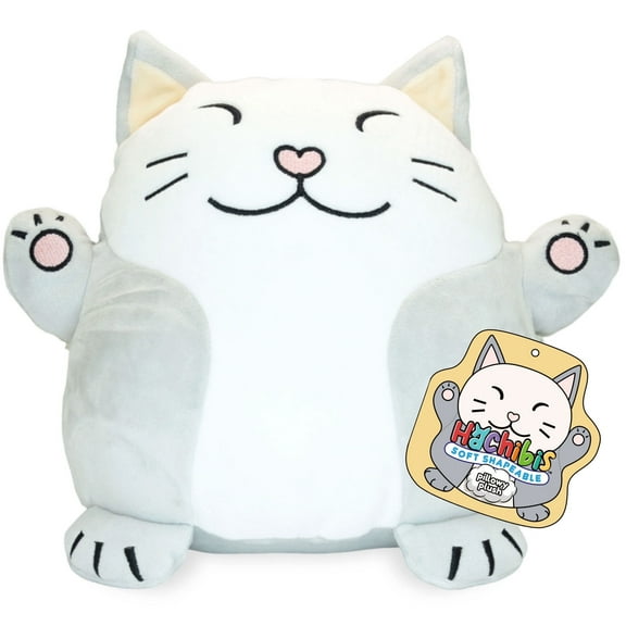 Hachibis 8-inch Cat Stuffed Animal Ultra Soft Plush Pillow Toy