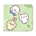thumbnail image 1 of Hachiware Usagi Chiikawa Animation Peripheral Creative Cute PU Print Student Short Portable Multifunctional Wallet Birthday Gift, 1 of 16