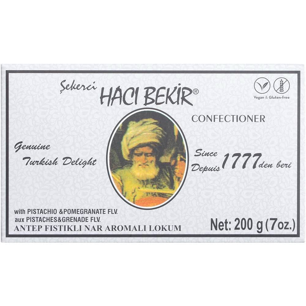 Haci Bekir Turkish Delight with Pistachio and Pomegranate - 0.44 lb ...