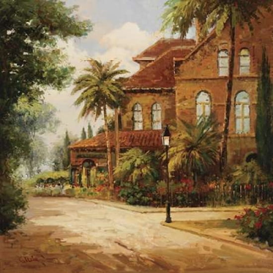 Hacienda de Santiago Canvas Art - Bolo (24 x 24)